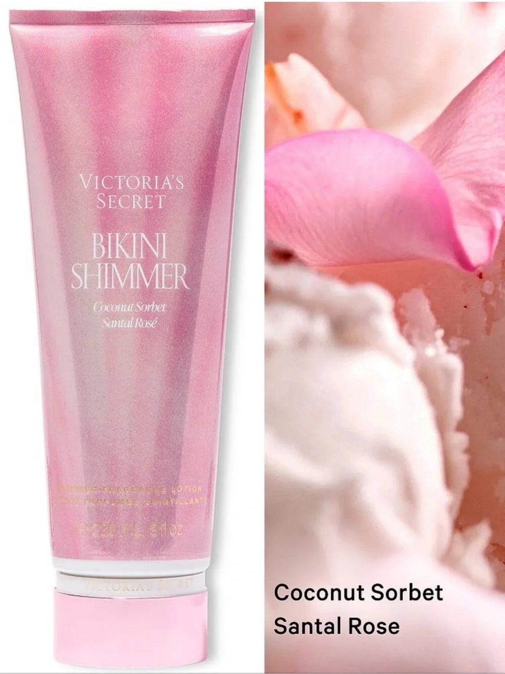 Victoria's Secret Bikini Shimmer Lotion - Shimmery Pink